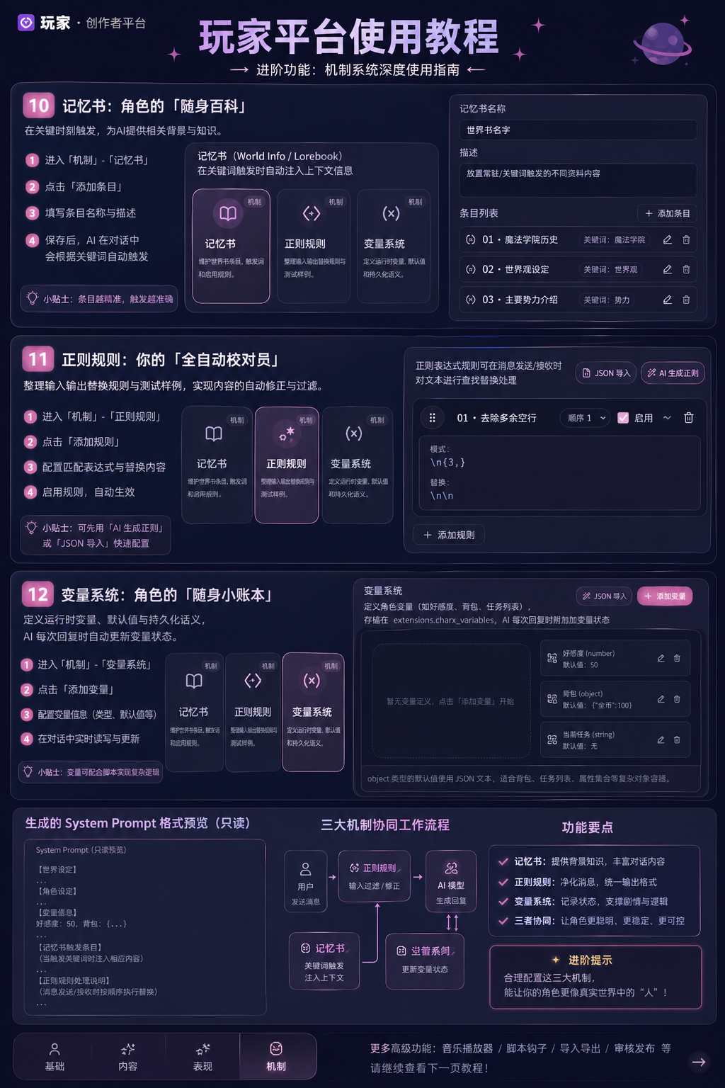 进阶机制总览