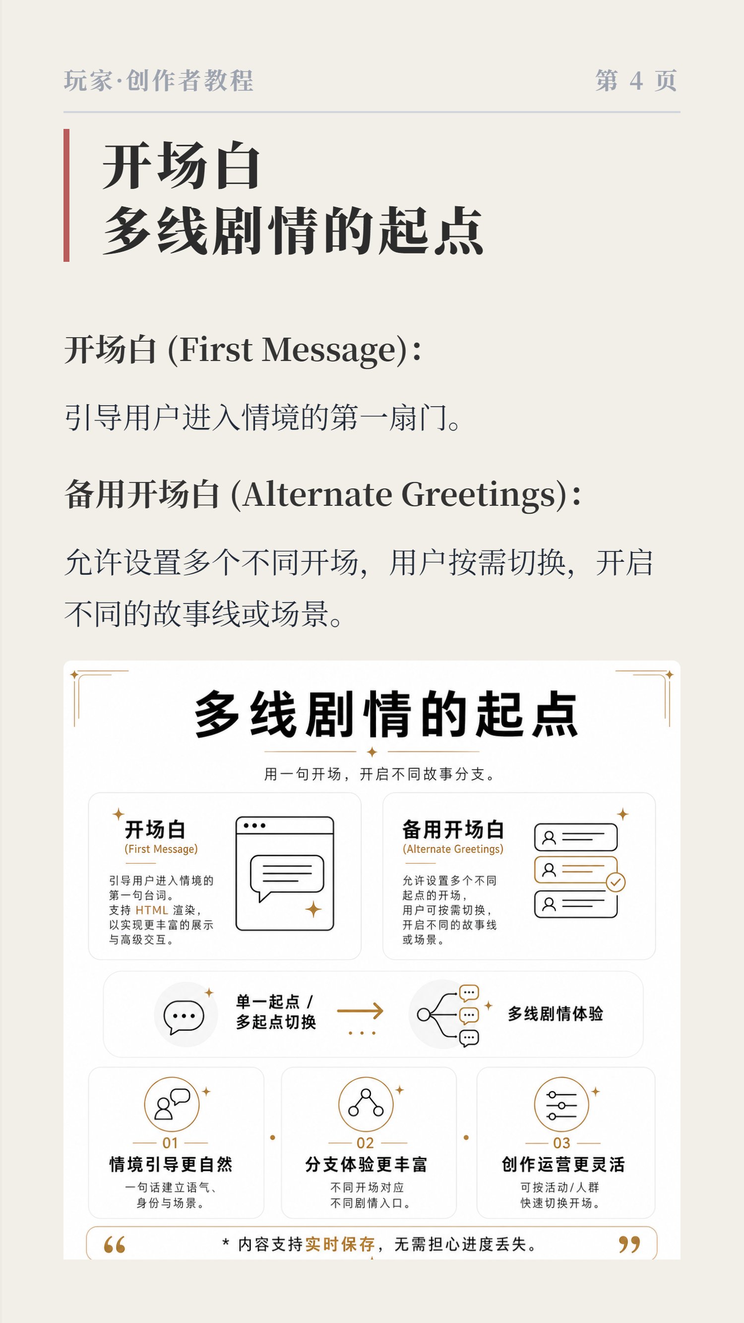 开场白